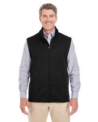Veste sans manche en molleton à motif mélangé