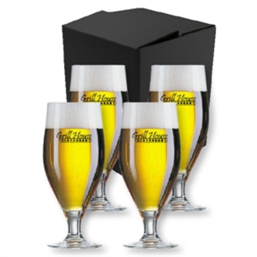 DezineCorp - Verres à bière G6002CL-4BK